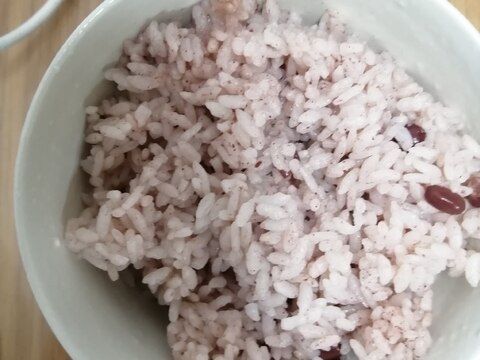 白米と缶詰の赤飯